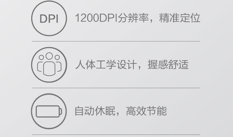 联想N210无线鼠标 1200DPI高灵敏度舒适人体工学设计250Hz快速响应