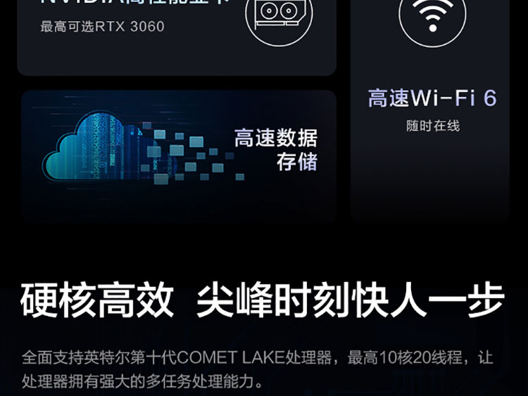 联想ThinkStation K-C1升级版台式机 配备NVIDIA RTX 3060独显第二代AMPERE架构加持