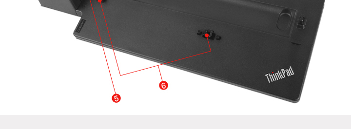 联想ThinkPad CS18 高级底座式扩展坞 免驱即插即用笔记本安全锁加固桌面锁孔与主机锁双重防护