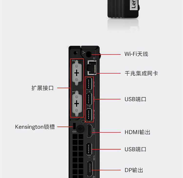 联想ThinkCentre M950q高性能台式机 支持英特尔Q670高端平台与vPro技术