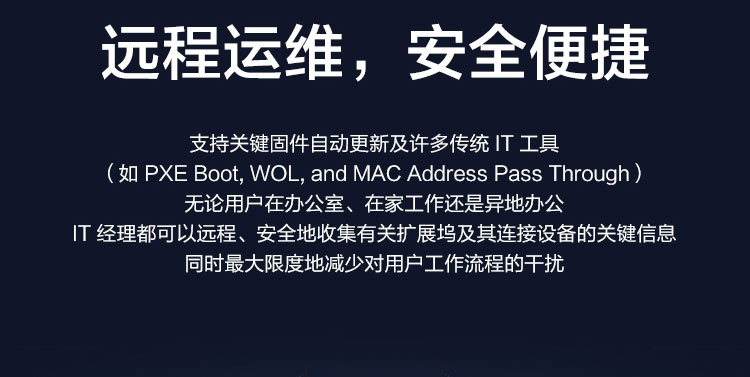 ThinkPad通用USB-C扩展坞40AY0090CN 90W电源65W快充多屏办公无忧
