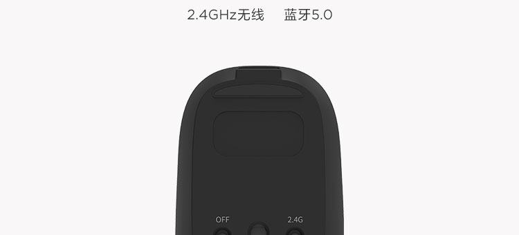 联想N590双模无线鼠标 2.4GHz/蓝牙5.0双连接支持USB-A和USB-C接收器