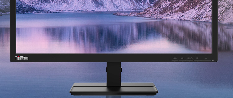 联想ThinkVision TE22-10显示器 21.5英寸全高清护眼显示器VGA+DVI双接口低蓝光护眼设计