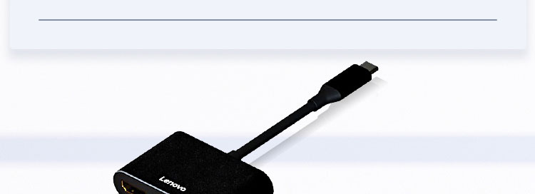联想USB-C多功能视频转换器36004205 支持4K/1080P高清输出与扩展模式