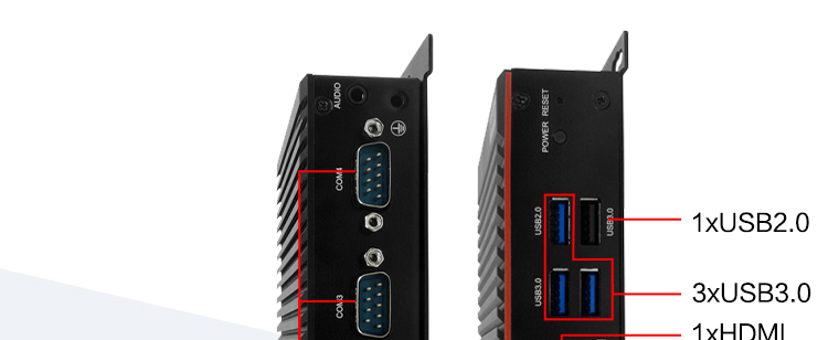 联想Lenovo ECG-E30工控机 嵌入式工业网关多种安装方式
