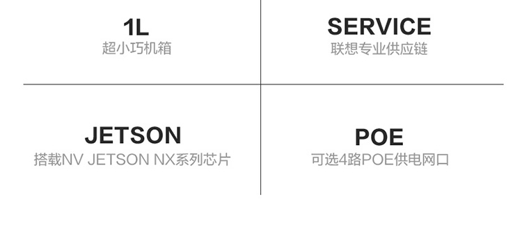 联想Lenovo ECG-M37工控机 1升体积配备NV JETSON NX芯片组