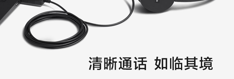 联想100 USB头戴耳麦 商务VoIP通话专用舒适佩戴清晰收音