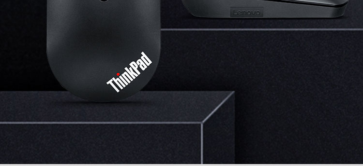 联想ThinkPad超薄静音蓝牙鼠标 轻巧便携办公娱乐静音体验超静音按键