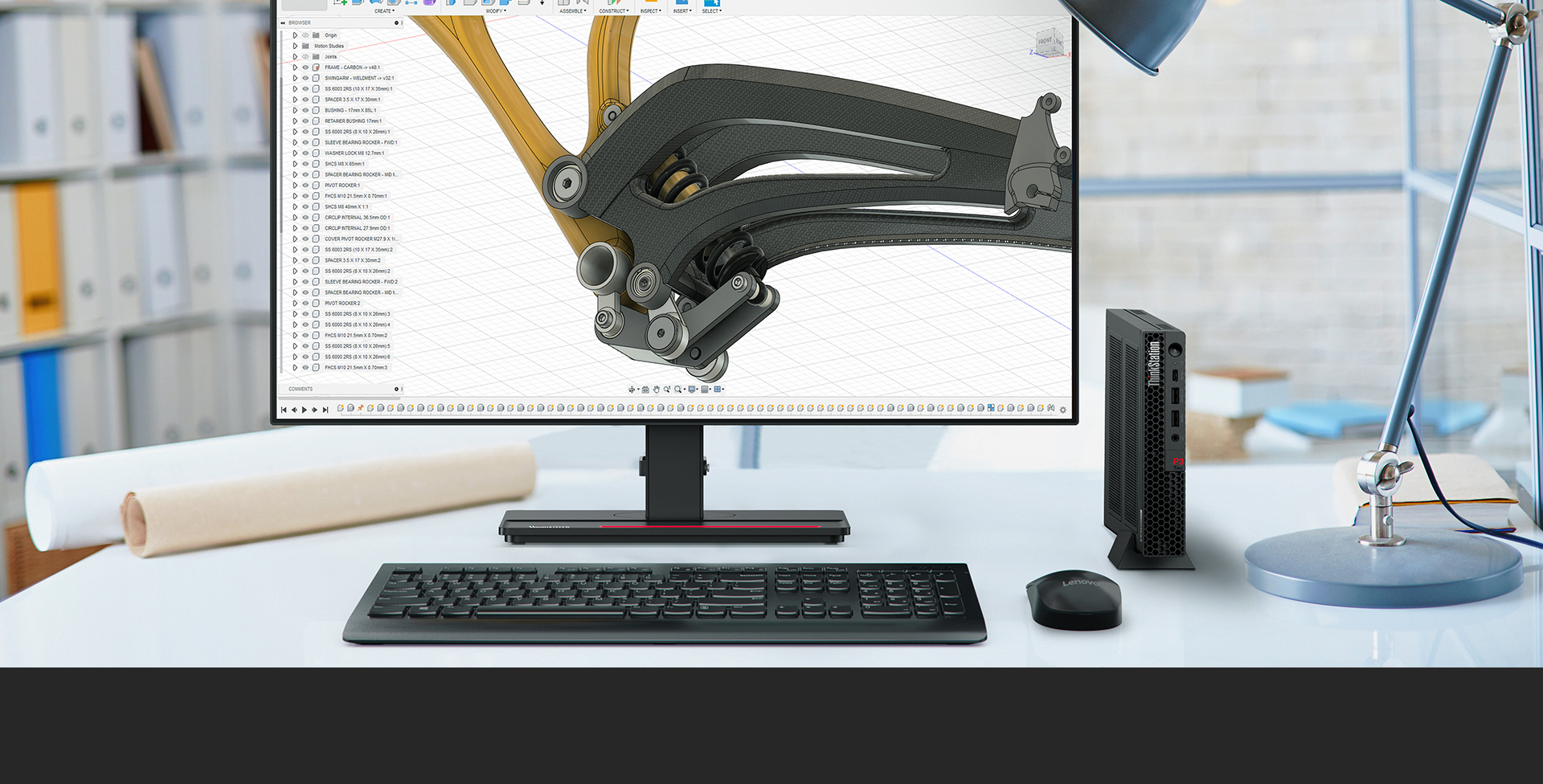 联想ThinkStation P3 TINY工作站 13代酷睿专业显卡性能无惧挑战