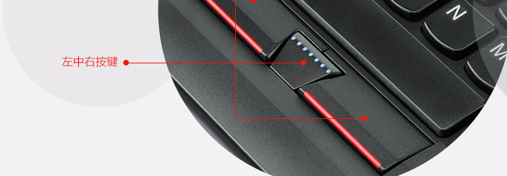 联想ThinkPad经典小红点有线键盘0B47190 精准操控高效办公节省空间提升工作效率