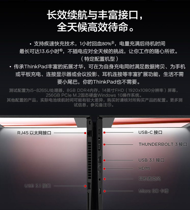 联想ThinkPad T490商务旗舰笔记本 八代酷睿处理器MX250独显48GB内存支持