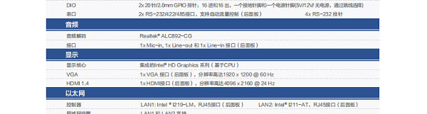 联想Lenovo EAM-600I高性能工业主板 电源设计保障USB端口稳定供电