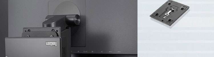 联想ThinkCentre Tiny/Nano专用显示器夹板支架 高效桌面整合解决方案