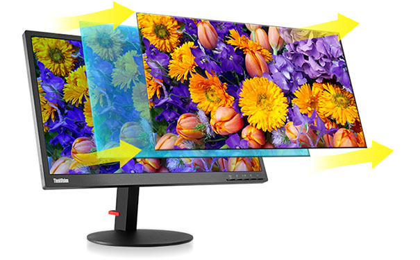 联想ThinkVision TE24-10显示器 23.8英寸IPS显示器178°广视角细腻色彩体验