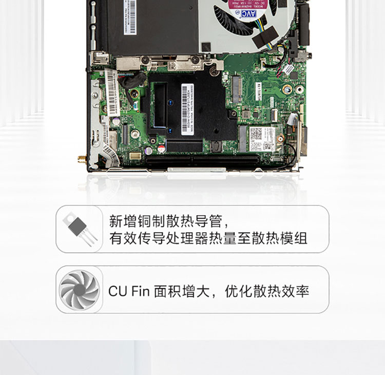 联想ThinkCentre M950q高性能台式机 支持英特尔Q670高端平台与vPro技术