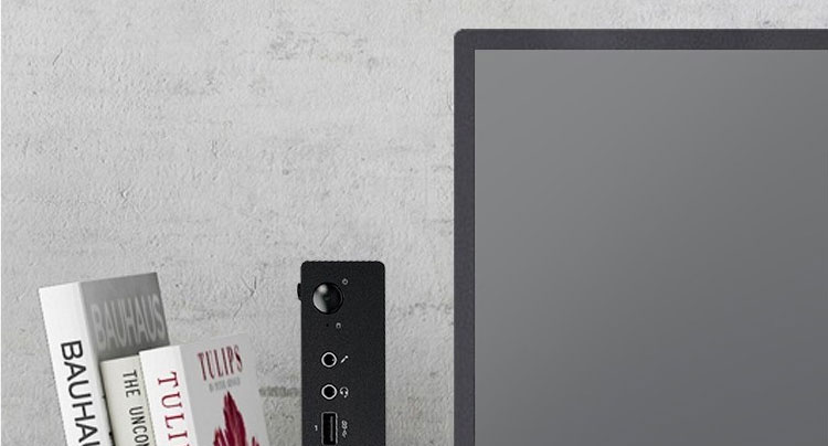 联想ThinkCentre M720q高性能办公主机 Intel赛扬G4900T双核CPU 8GB DDR4内存配置