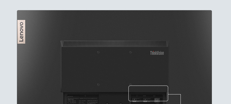 联想ThinkVision T27a-30显示器 27英寸超窄边框全高清显示器178°广视角低蓝光护眼设计