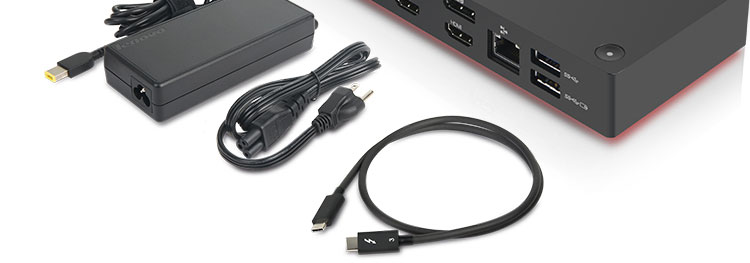 联想ThinkPad第二代雷电扩展坞 135W输入90W快充USB-C/雷电3