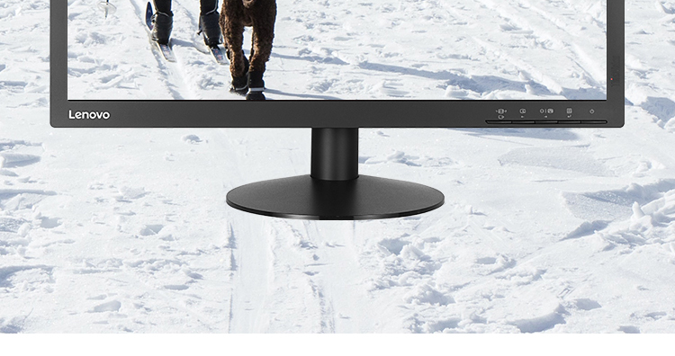联想ThinkVision T2224d显示器 21.5英寸IPS高清显示器1670万色广视角灵活调节底座