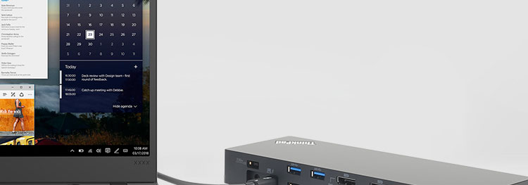 联想ThinkPad第二代雷电扩展坞 135W输入90W快充USB-C/雷电3