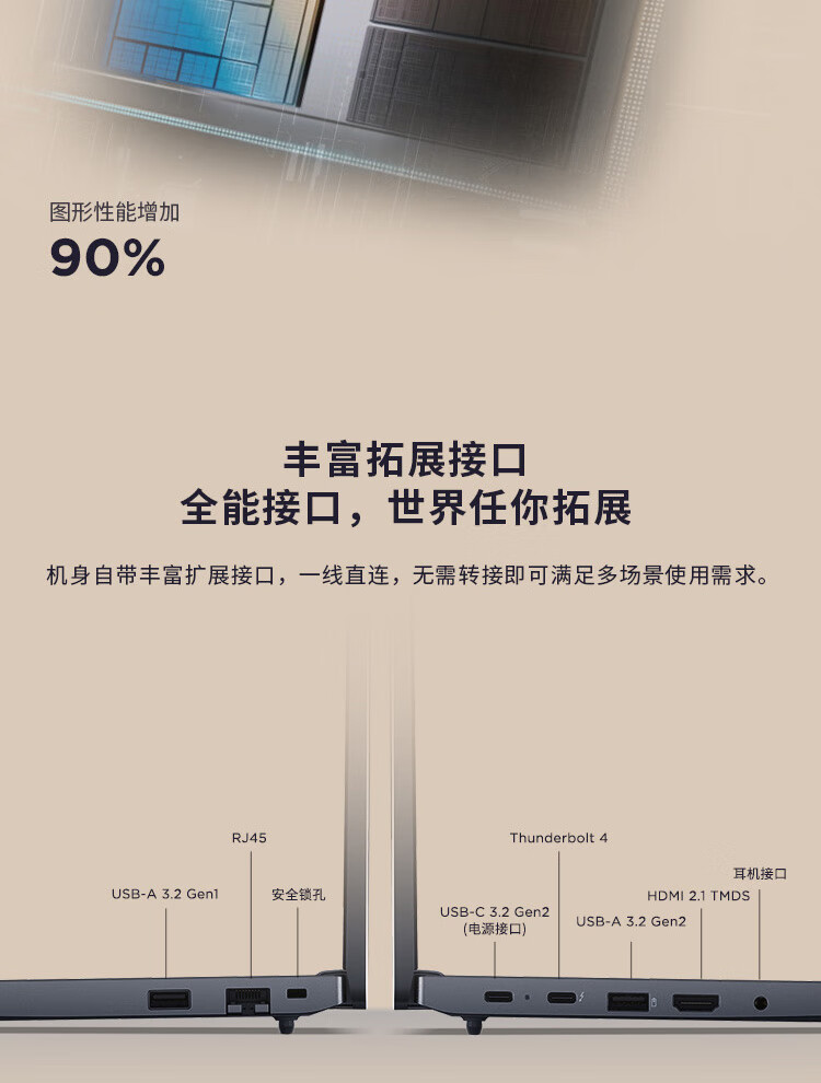 联想ThinkPad E16 AI笔记本 英特尔酷睿16核设计高效多任务办公利器