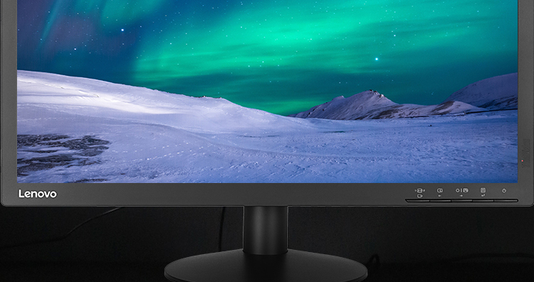 联想ThinkVision T2224d显示器 21.5英寸IPS高清显示器1670万色广视角灵活调节底座