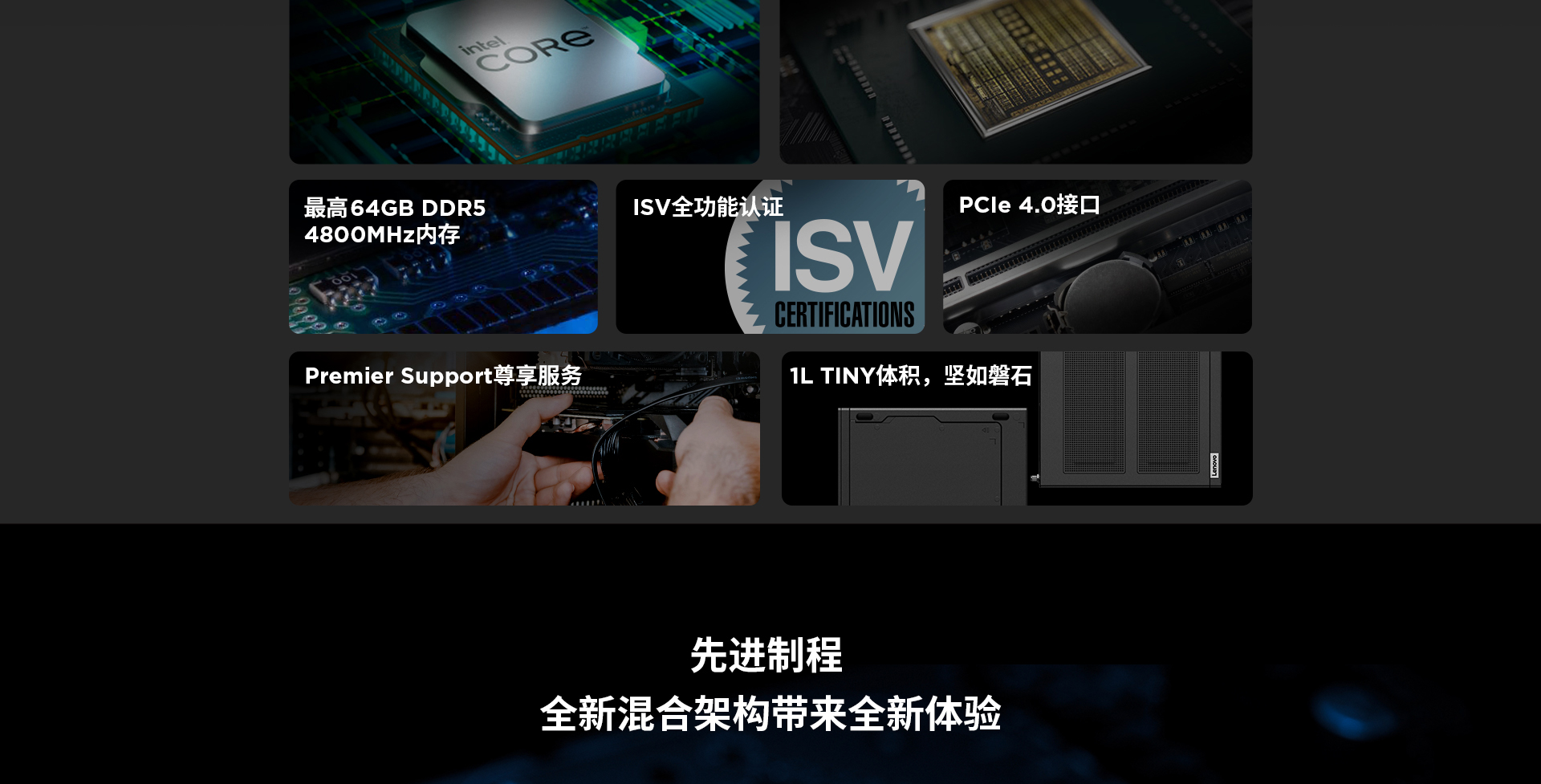 联想ThinkStation P3 TINY工作站 13代酷睿专业显卡性能无惧挑战