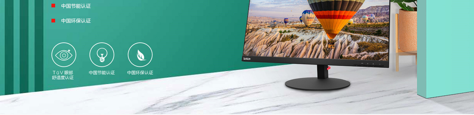 联想ThinkVision P25m-10显示器 25英寸IPS显示器16:10宽屏178°广视角高效办公首选
