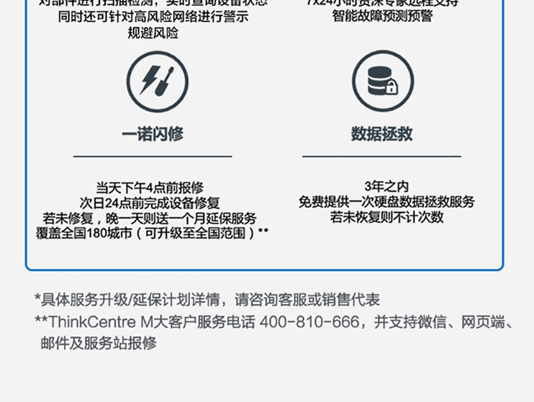 联想ThinkCentre M750s高性能台式电脑 支持128GB四通道内存扩展