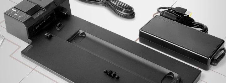 联想ThinkPad CS18 高级底座式扩展坞 免驱即插即用笔记本安全锁加固桌面锁孔与主机锁双重防护