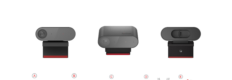 联想ThinkSmart Cam 4K智能会议摄像头 自动取景与发言人追踪自动聚焦人数统计与白板识别