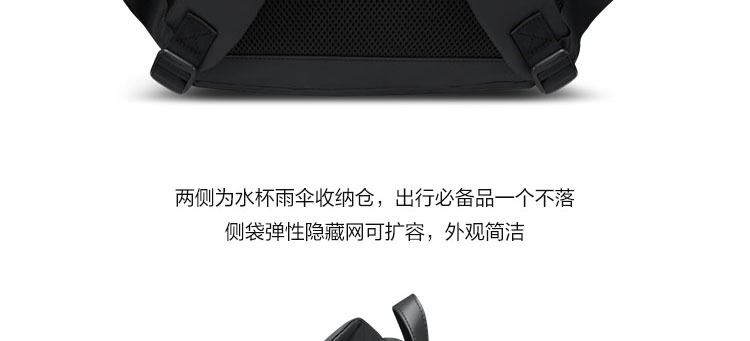 联想B820商务双肩包 Top-Roll设计Fidlock磁扣轻松收纳电脑出行必备