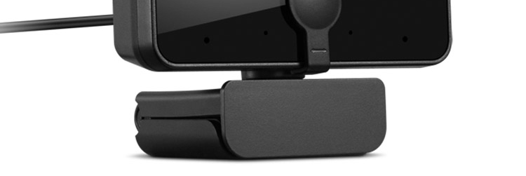 联想Lenovo Essential 1080P高清网络摄像头 200万像素FHD双麦克风360°旋转可调视角