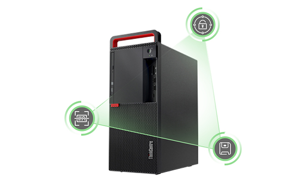 联想ThinkCentre M710t商用办公台式机 Intel i5-7500 4GB内存1TB硬盘