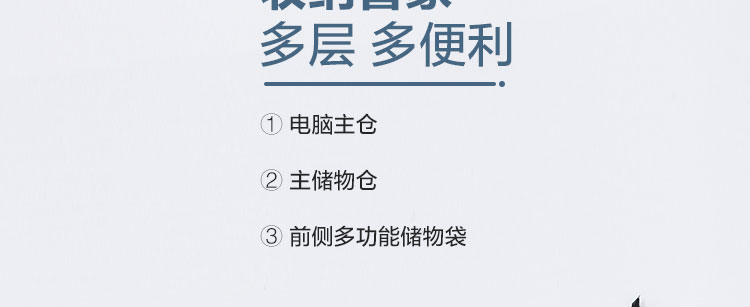 联想ThinkPad B600商务双肩包 耐用材质与多层收纳设计兼备商务出行更轻松