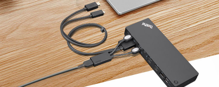 联想ThinkPad 230W Gen 2移动工作站扩展坞 104键巧克力键盘支持4K显示与快充
