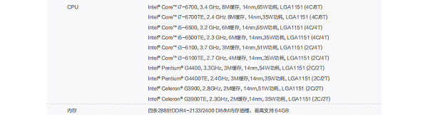 联想ECB-502E工业主板 兼容Skylake/Kaby Lake