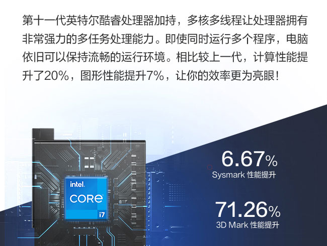 联想启天B455高性能办公电脑 支持Wi-Fi 6与双内存扩展