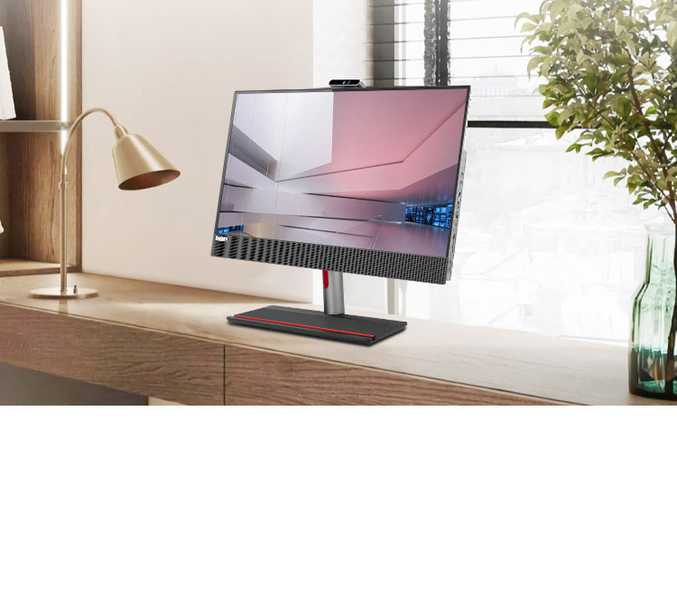 联想ThinkCentre M90a一体机 12代英特尔酷睿NVIDIA MX550高效流畅办公首选