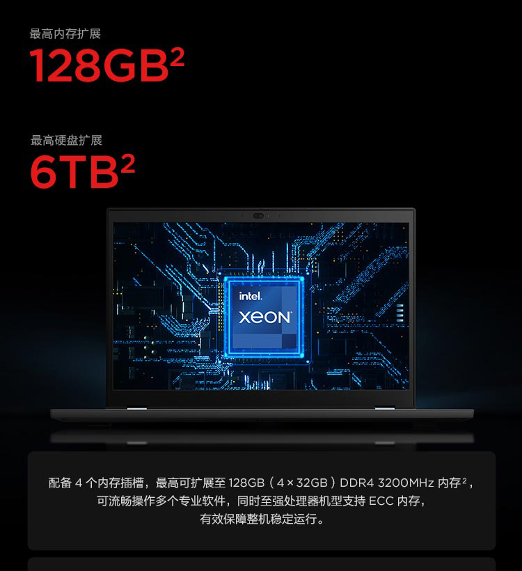 联想ThinkPad P17移动工作站 旗舰专业设计本支持128GB DDR4内存与NVIDIA RTX A5000显卡