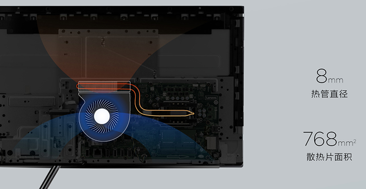 联想IdeaCentre AIO 520C 27英寸全高清一体机 酷睿i5六核8GB内存1TB硬盘