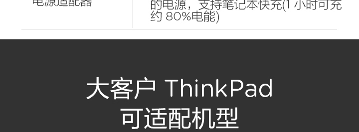 联想ThinkPad CS18 高级底座式扩展坞 免驱即插即用笔记本安全锁加固桌面锁孔与主机锁双重防护