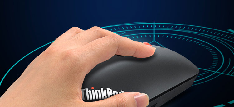 联想ThinkPad超薄静音蓝牙鼠标 轻巧便携办公娱乐静音体验超静音按键