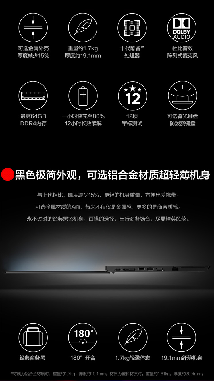 联想ThinkPad L14笔记本 英特尔第10代四核八线程高效处理器
