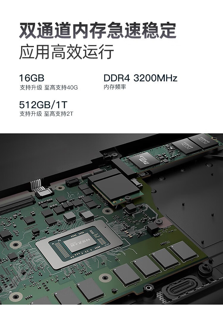 联想扬天S15锐龙版 15.6英寸全面屏轻薄本性能与便携兼得