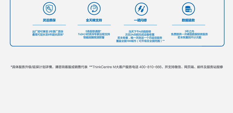 联想ThinkCentre M747t商用台式机 H570芯片组搭载第十一代酷睿处理器