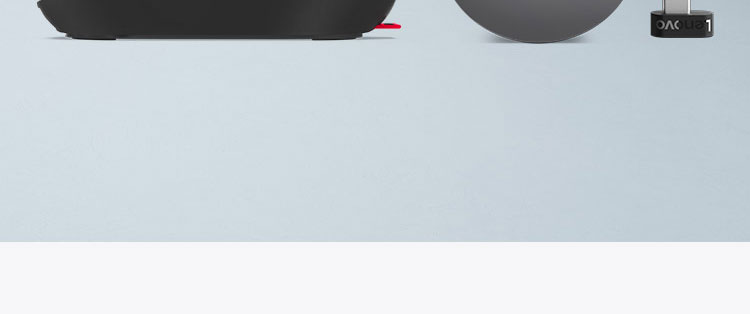 联想Lenovo Go USB-C 无线鼠标 2.4GHz高精度蓝光光学传感五键可编程设计