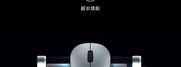 联想N3无线鼠标2.4GHz稳定传输 1000DPI精准低功耗长续航达10个月