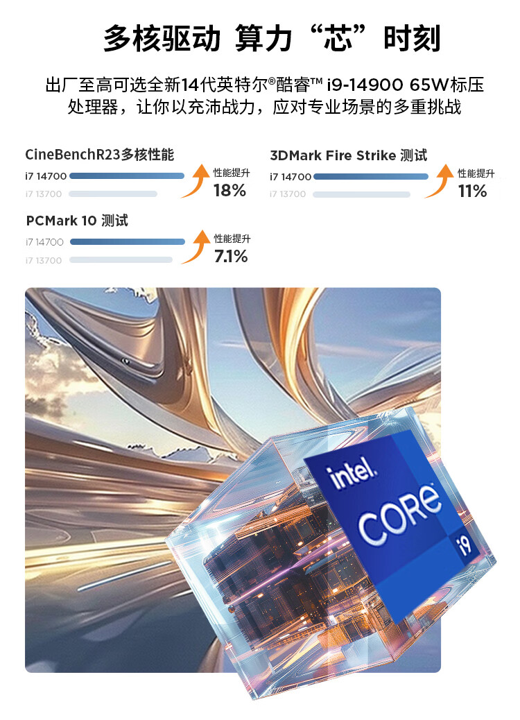 联想ThinkCentre Neo Ultra Al元启AIPC迷你台式机 酷睿14代i9-14900 RTX4060 32G内存1TB固态硬盘