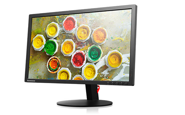联想ThinkVision T2424p显示器 23.8英寸全高清防眩光显示器色彩精准呈现画面细节